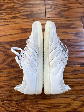 Adidas Classic Sambas White Gray Leather and Suede Size Women’s 9